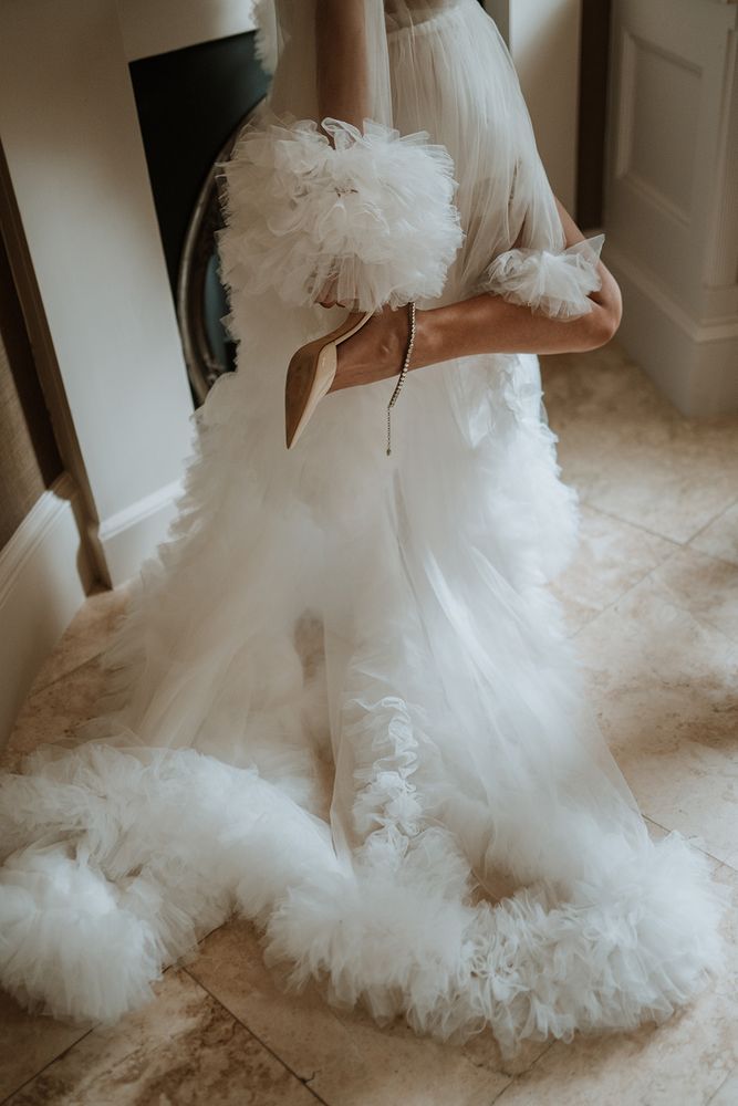 Scottish Robe Elegant Scottish Wedding with Hollywood Flair at Carlowrie Castle