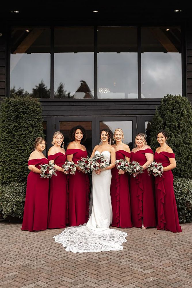 50 Red Wedding Theme Ideas | Bold Bridesmaid Dresses, Decor & More 50 Red Wedding Theme Ideas | Bold Bridesmaid Dresses, Decor & More
