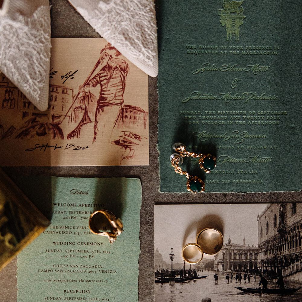 green-vintage-style-wedding-stationery-suite-with-gold-jewellery