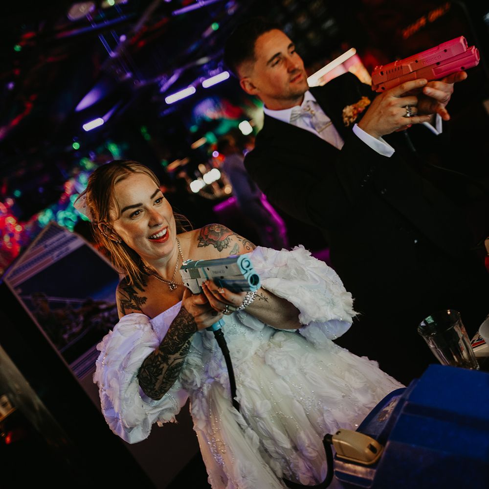 bride-and-groom-play-arcade-games