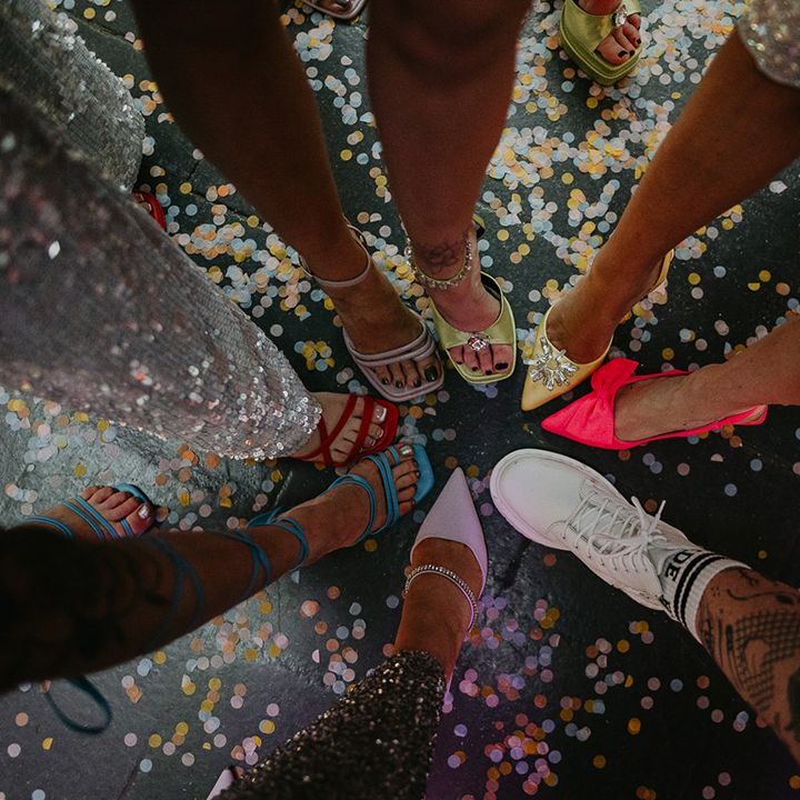 neon-shoes-worn-by-bridal-party