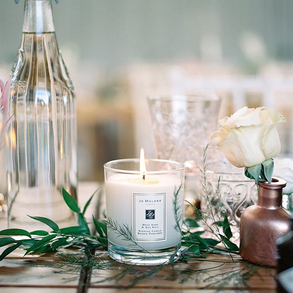 Jo Malone London wedding candle scenting wedding breakfast