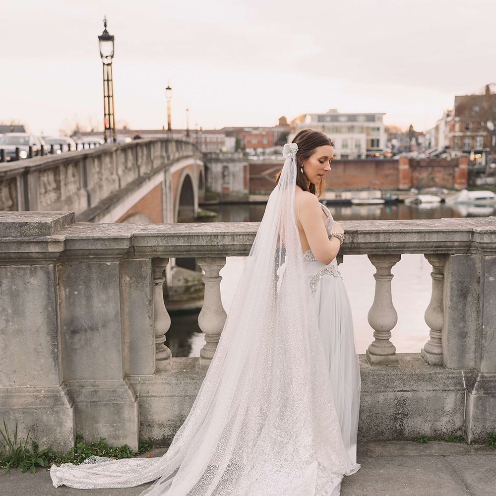 bride-in-vintage-wedding-dress