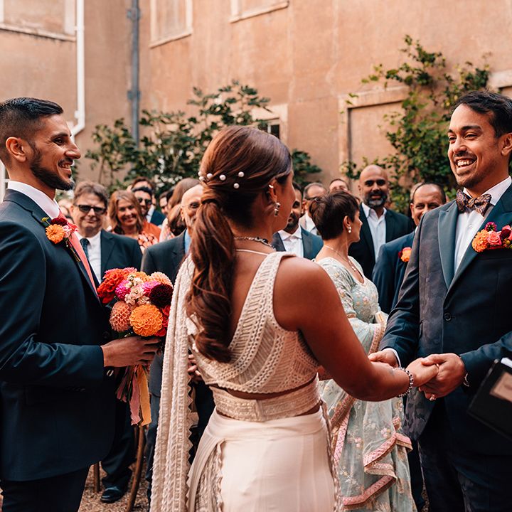 bride-and-groom-exchange-vows-at-their-ceremony