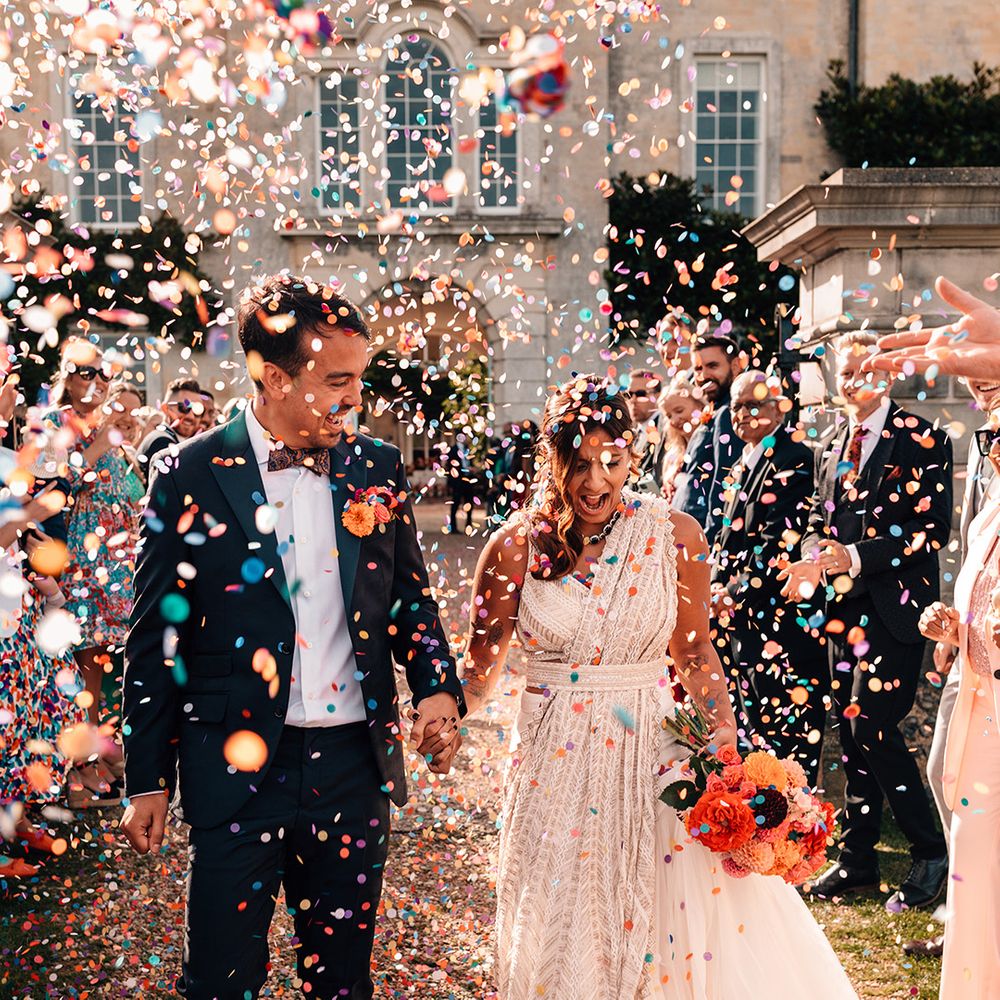 colourful-vibrant-confetti-exit-for-bride-and-groom