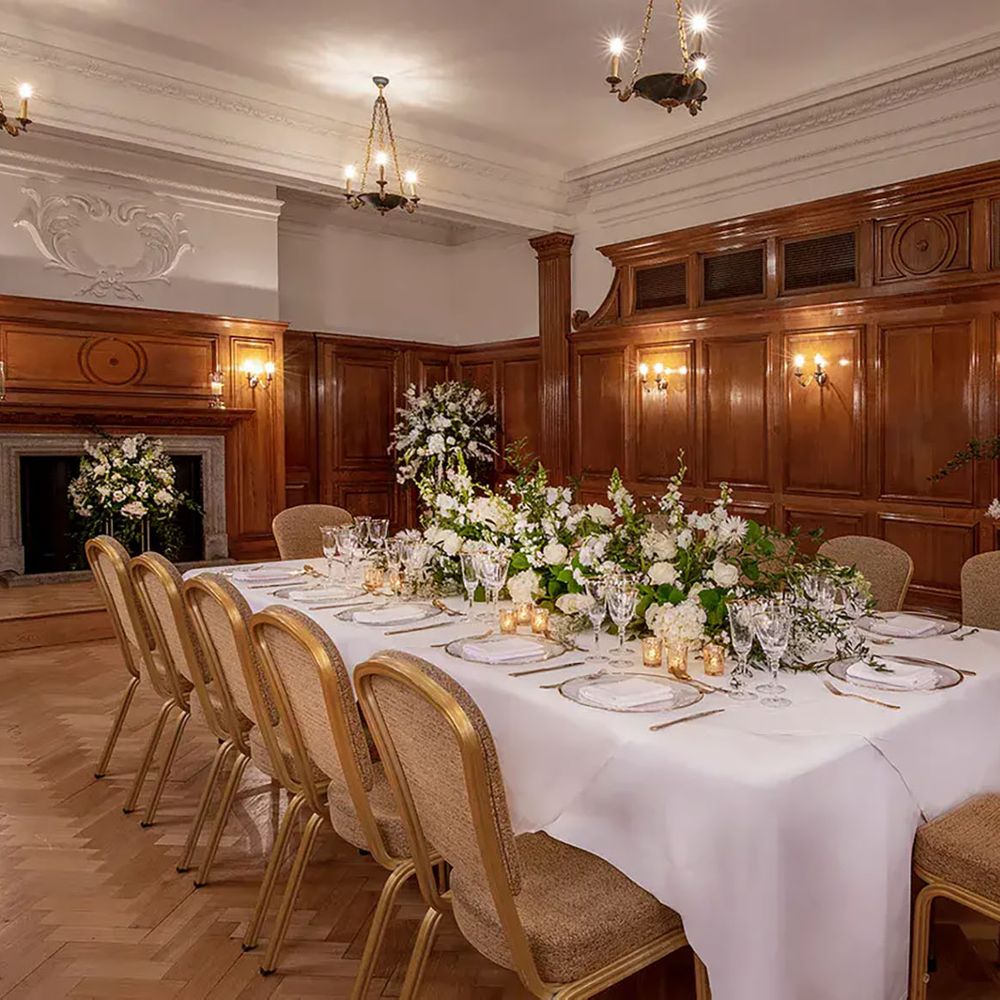 Bath Spa Hotel wedding venue Admiralty private dining area