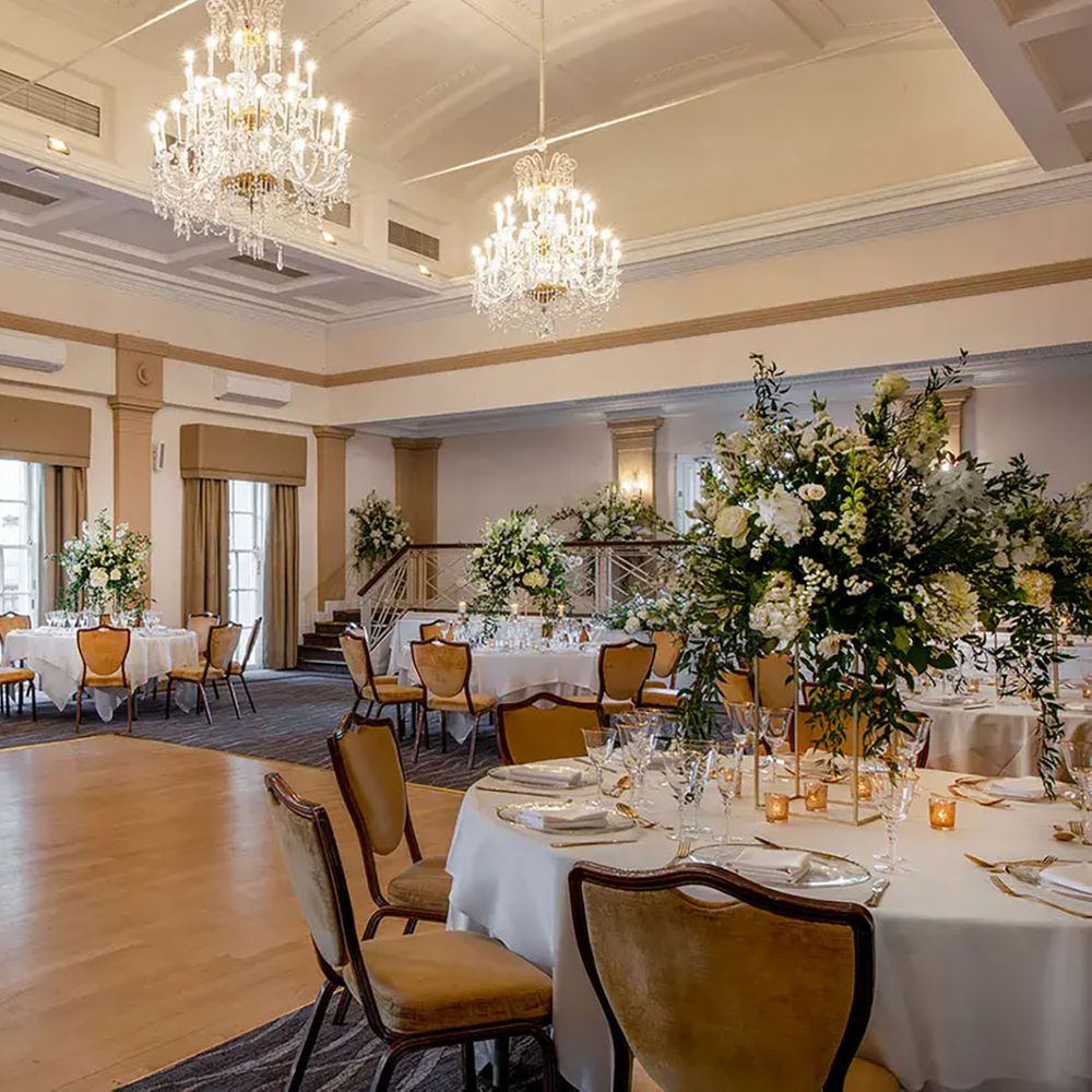 Bath Spa Hotel wedding venue Avon Suite largest event area