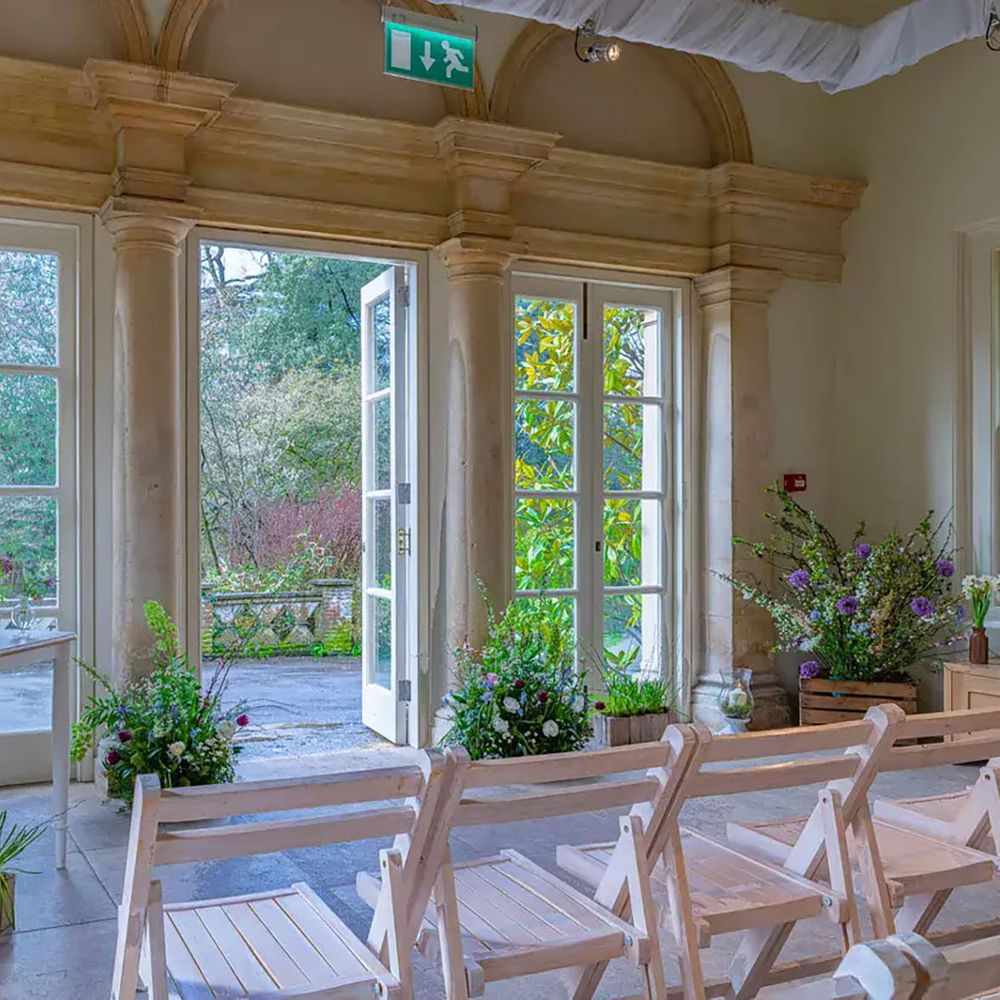 Heritage Parks Bath wedding venue ceremony area