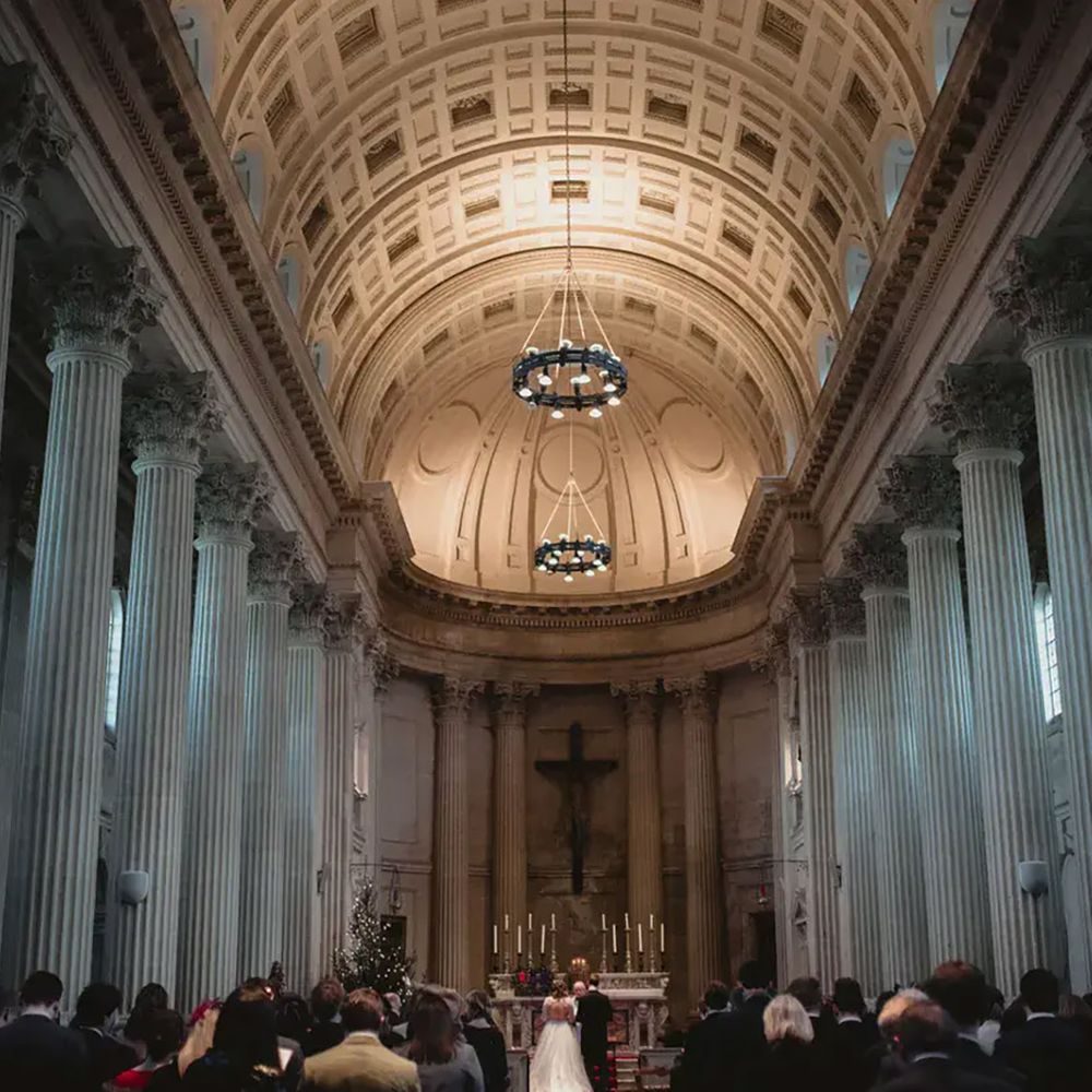 Prior Park College Bath wedding venue chapel ceremony