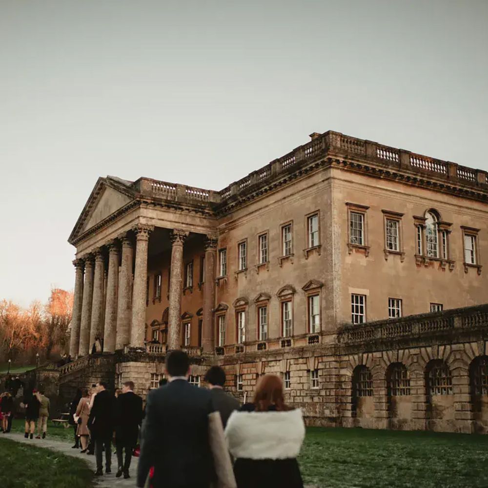 Prior Park College Bath wedding venue exterior 