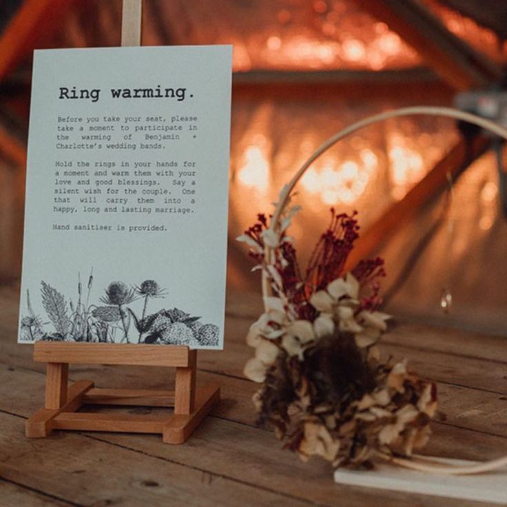 Ring Warming Ceremony Tradition