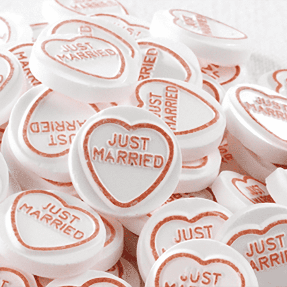 thumbnail image 2 of Personalised Leopard Print Love Heart Sweets – Hen Night Party Favours (UK Made) 2 of 6