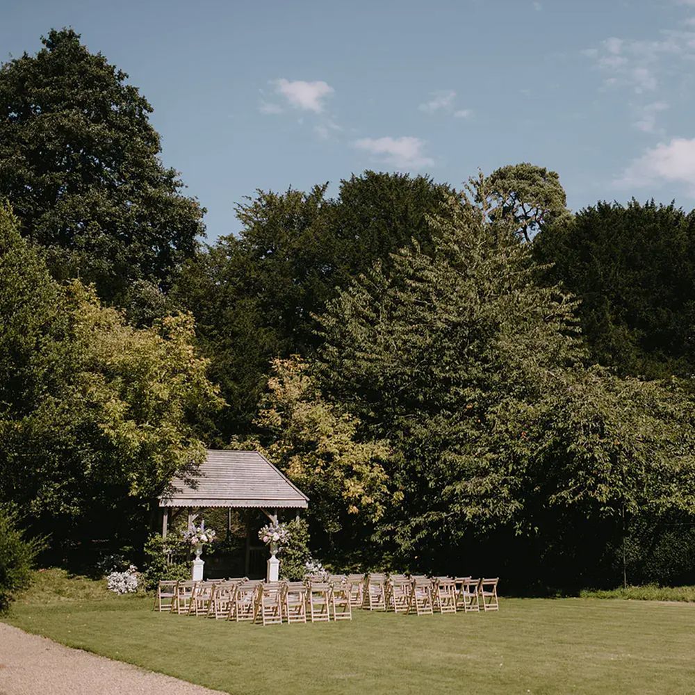 Pennard House sustainable wedding venue outdoor ceremony