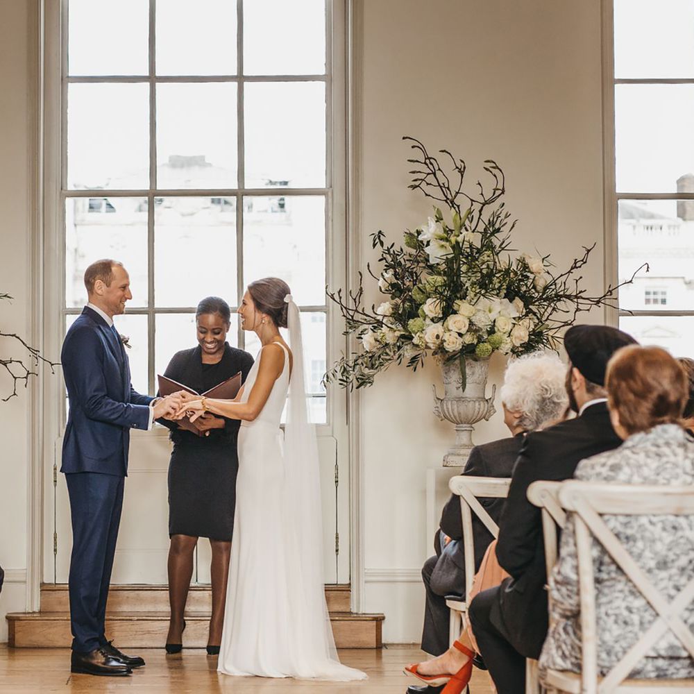 Somerset House sustainable wedding venue ceremony