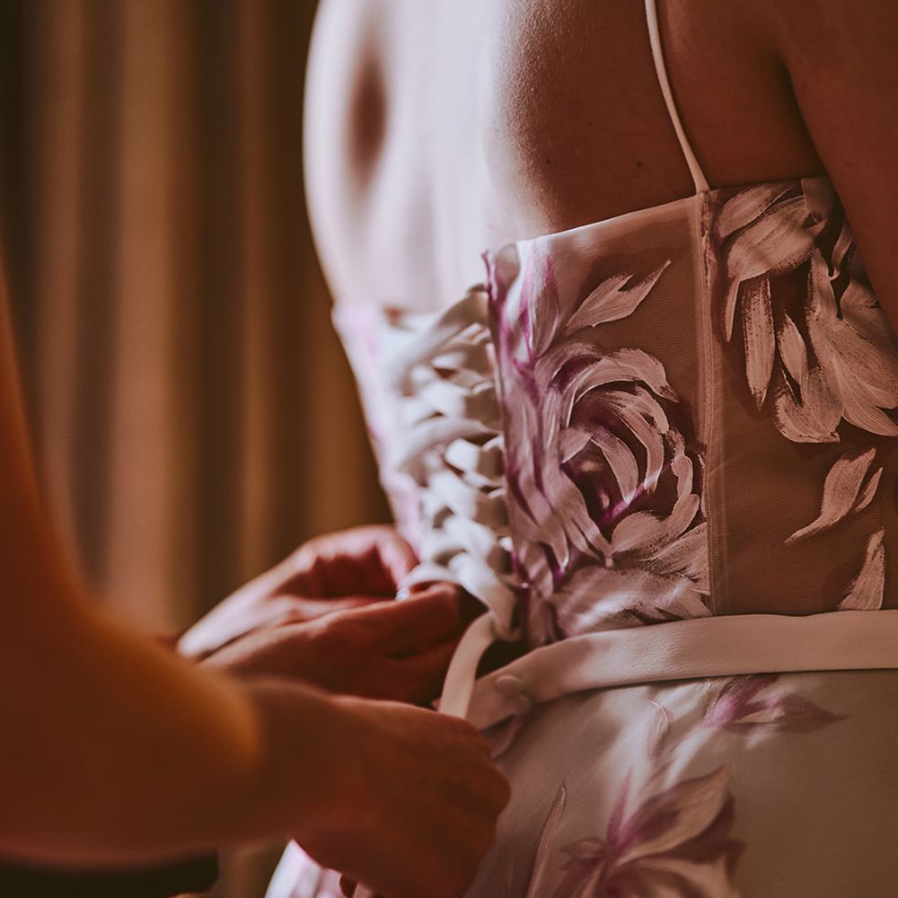 bride-in-pink-floral-savin-london-wedding-dress