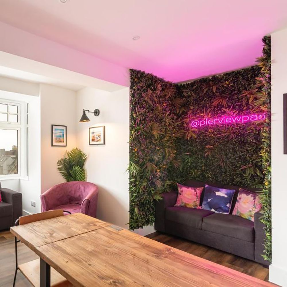 Pierview Pad Attic hen party apartment in Brighton communal space