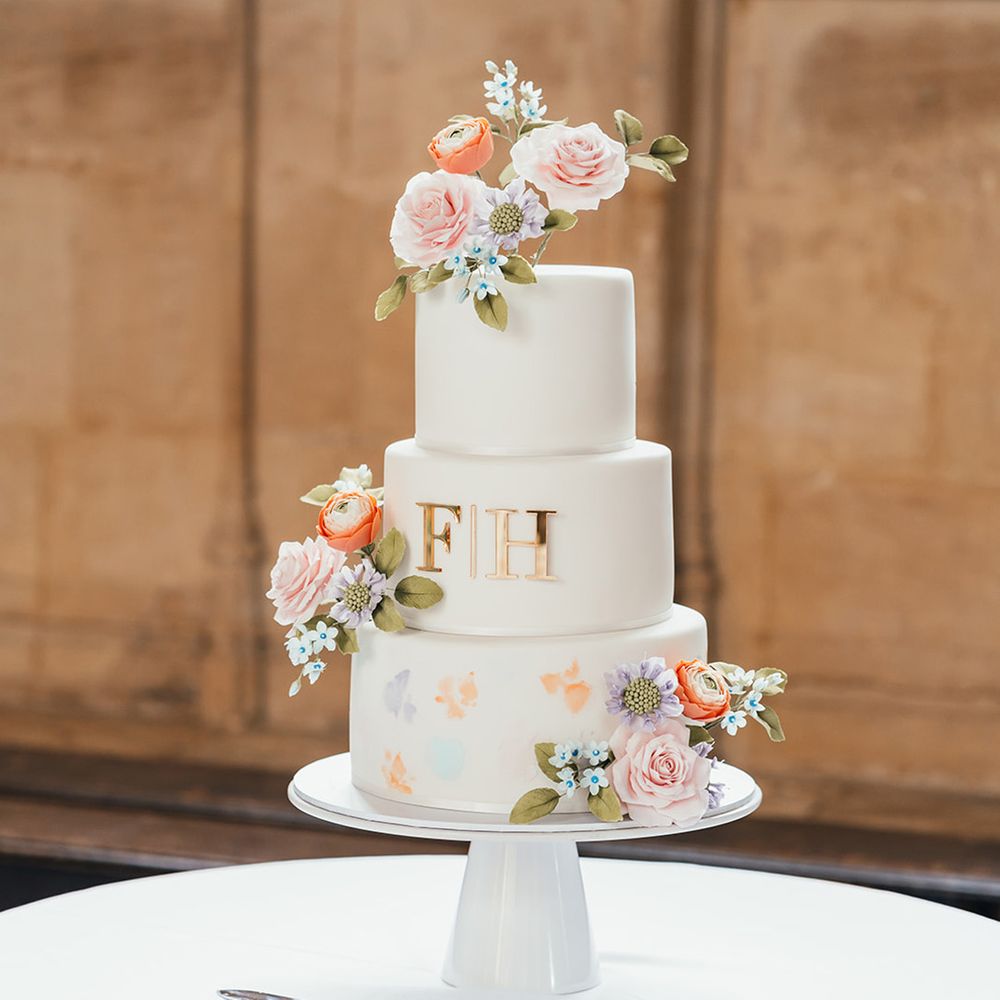 three-tier-white-iced-wedding-cake