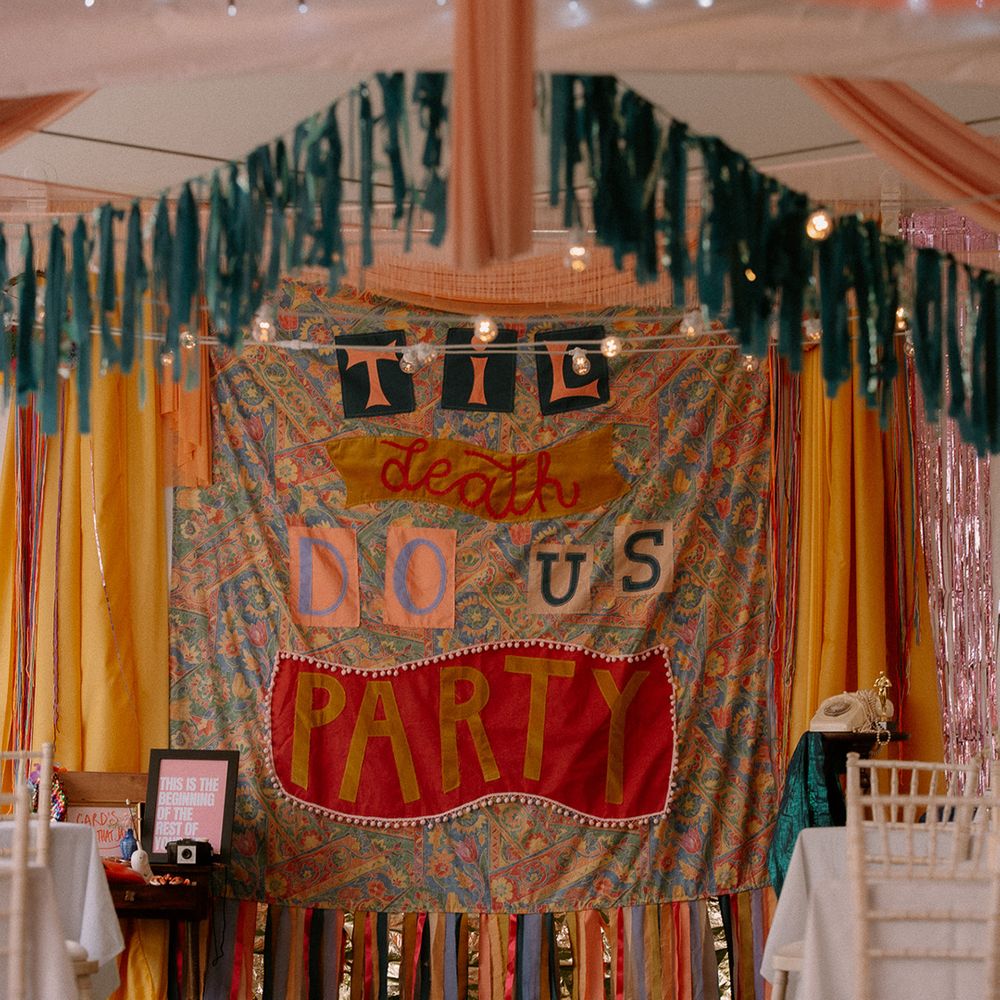 handmade-diy-patchwork-wedding-signage