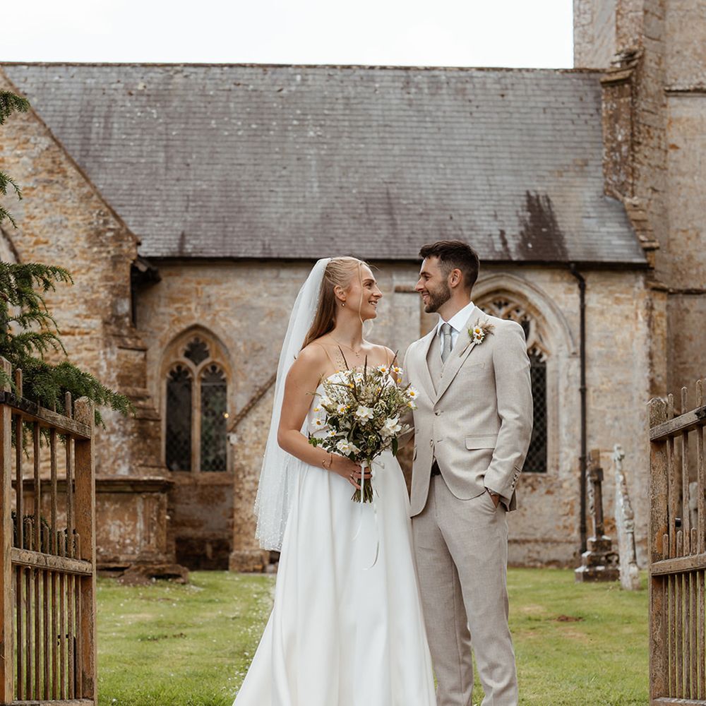 church-wedding-ceremony-with-couple-standing-on-steps