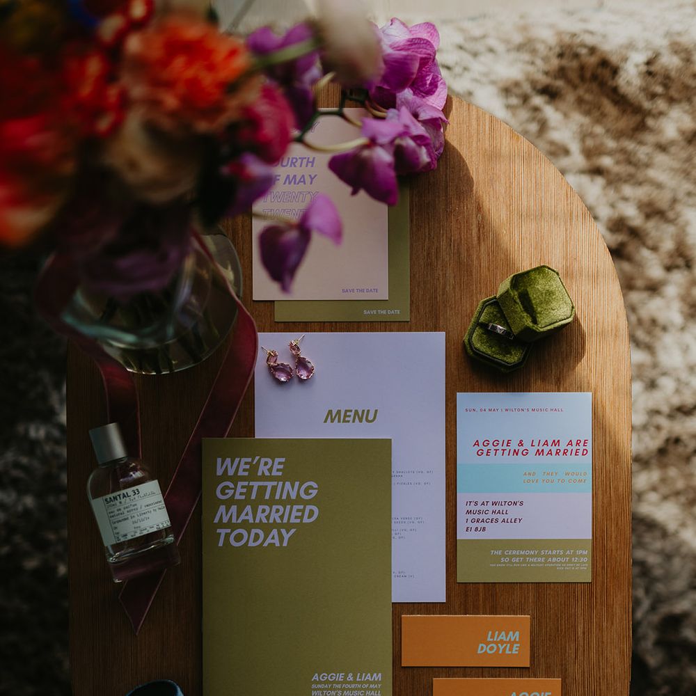 modern-wedding-stationery-suite-with-green-orange-theme