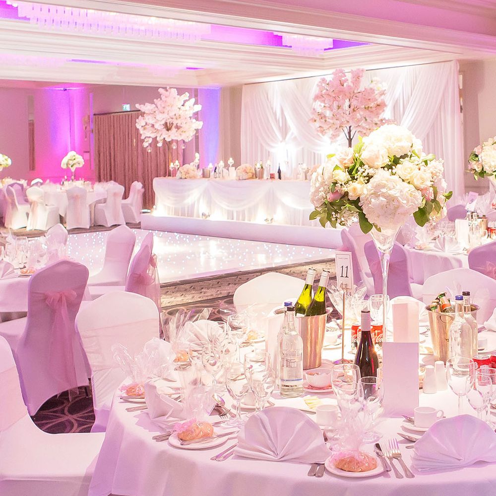 wedding breakfast in the  St Alban Suite