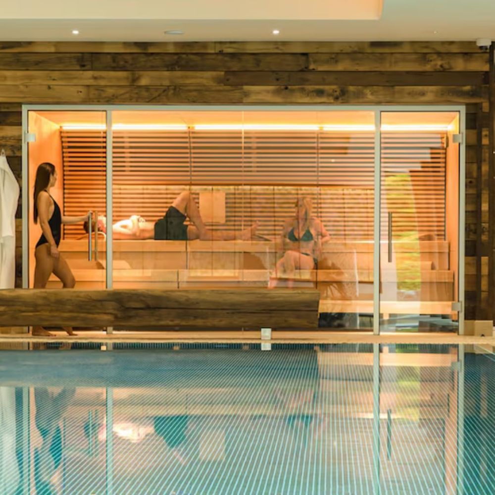 Galgorm Hotel and Spa sauna and pool