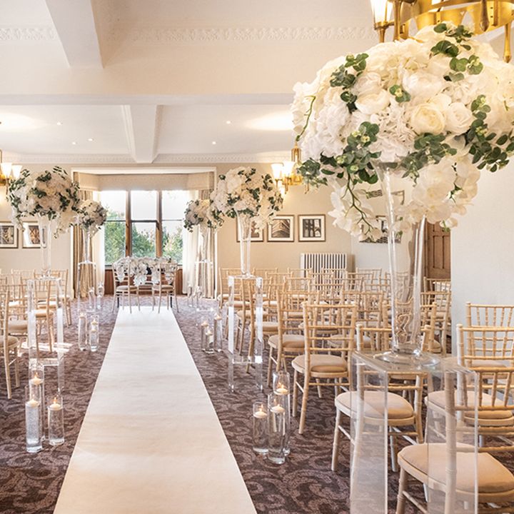 Nutfield Priory wedding ceremony room 