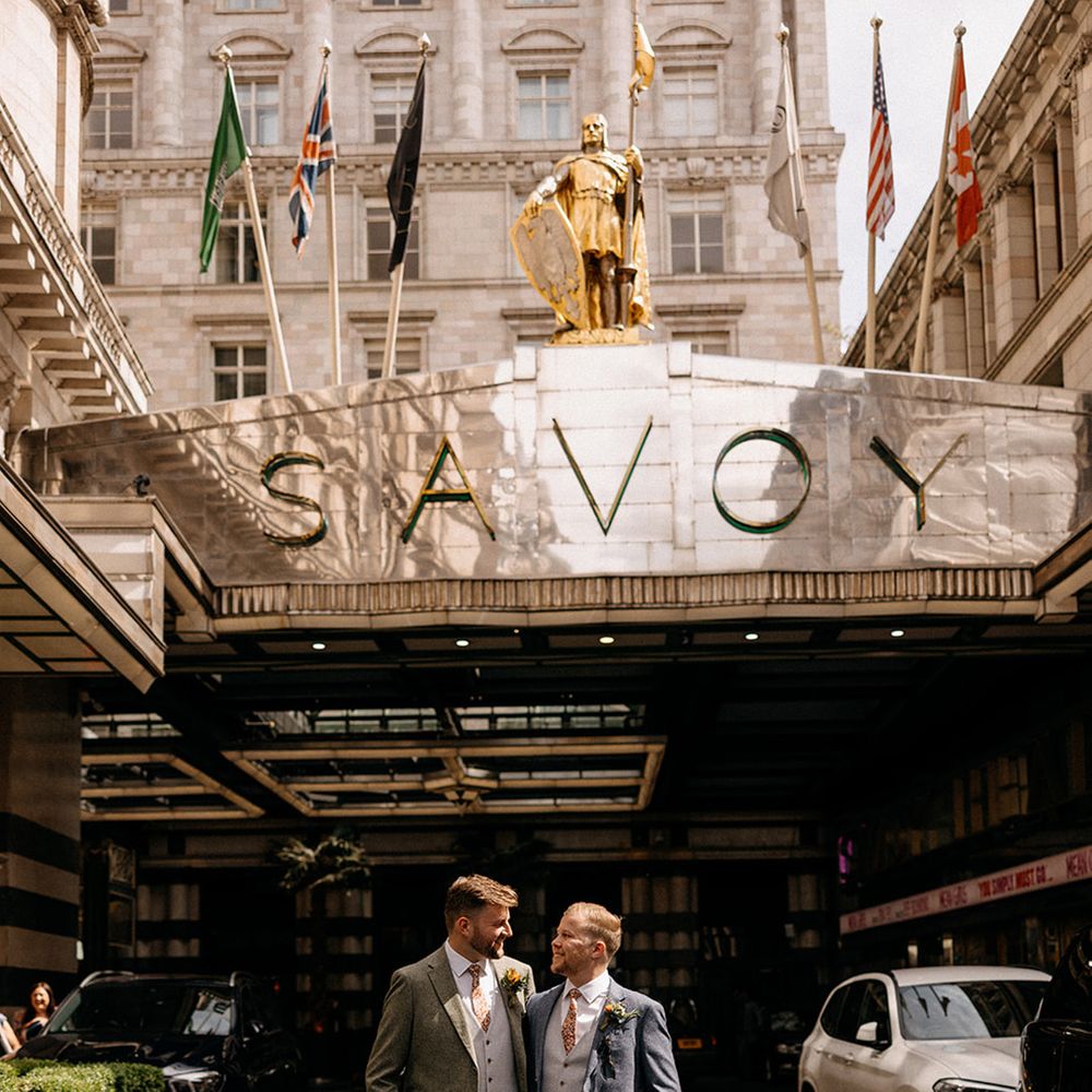the-savoy-london-wedding-with-green-and-blue-wedding-suits