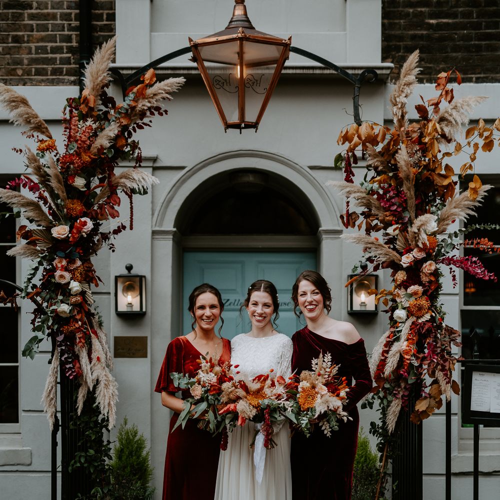 Bridal party at The Zetter Townhouse