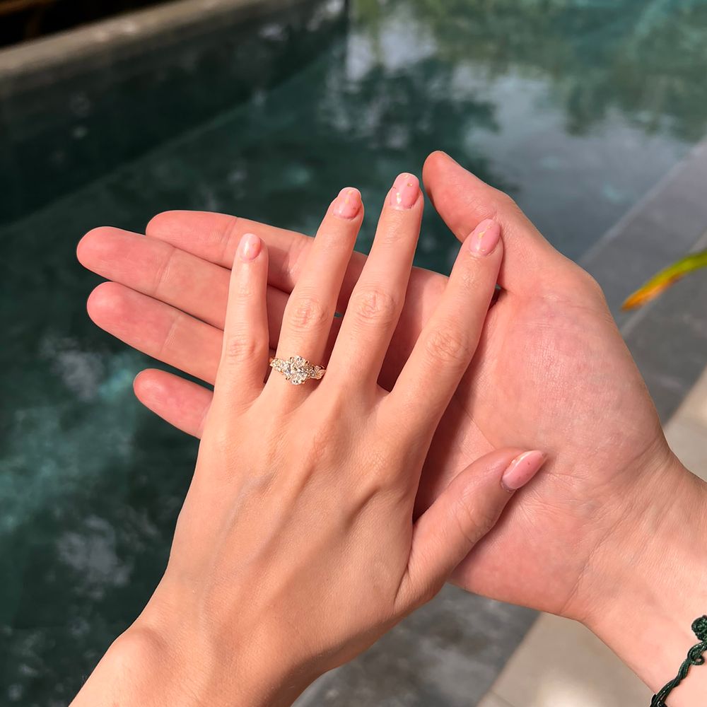 Skydiamond bespoke engagement ring