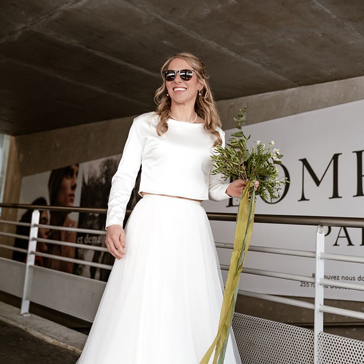 bride-in-long-sleeve-two-piece-outfit