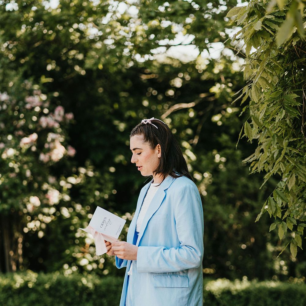 bridesmaid-in-light-blue-wedding-suit