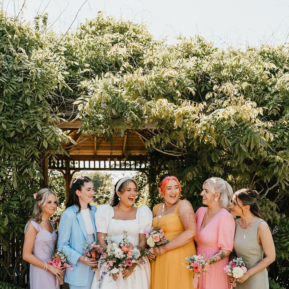 rainbow-pastel-coloured-bridesmaid-dresses