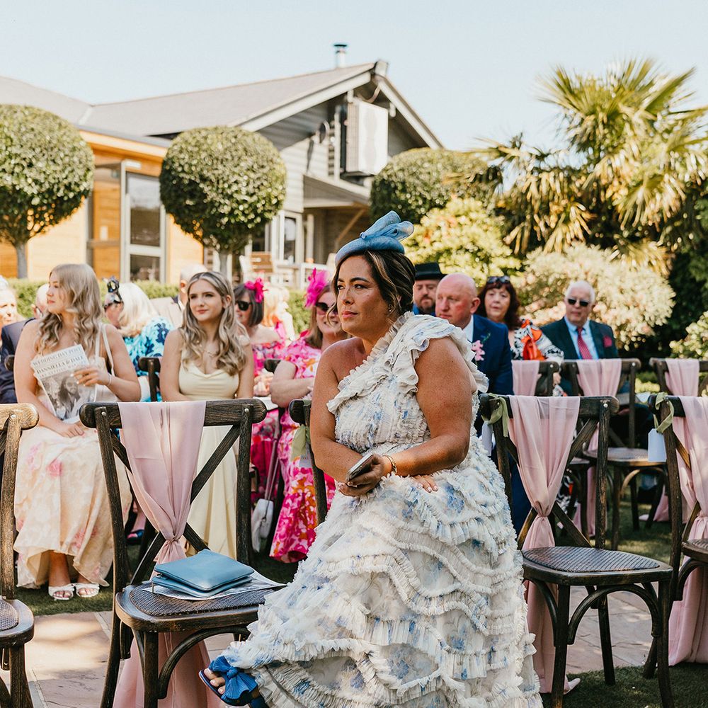 wedding-guest-in-ruffle-dress