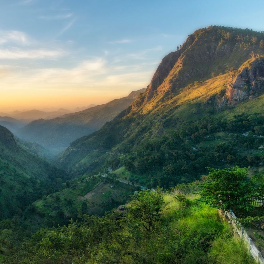 Sri Lanka mountain landscape honeymoon destination