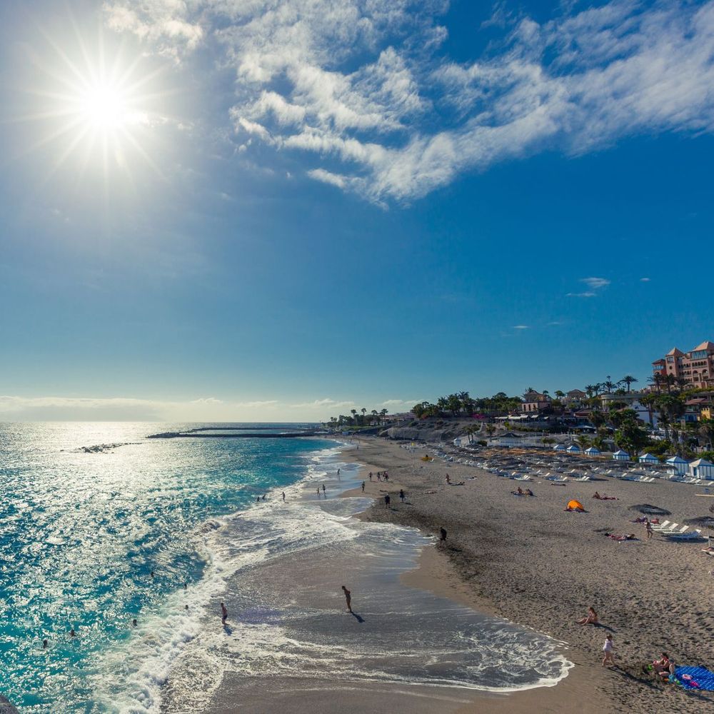 Beach in Tenerife for winter sun honeymoon