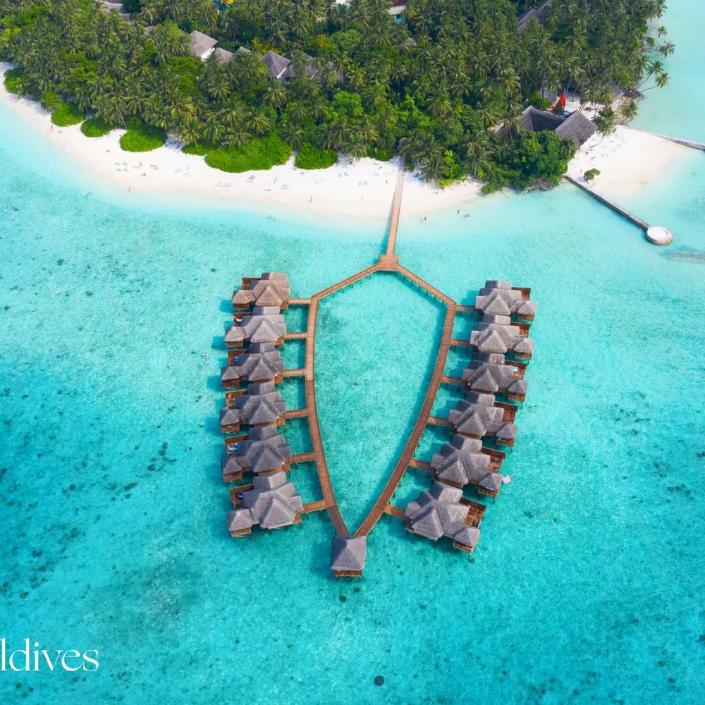 The Maldives overwater bungalow villas 