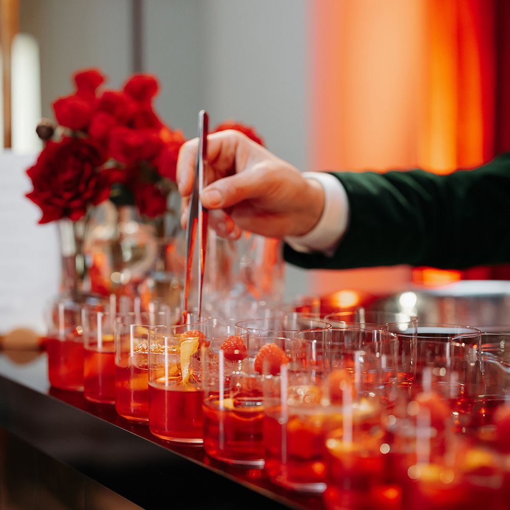 Negroni wedding cocktails