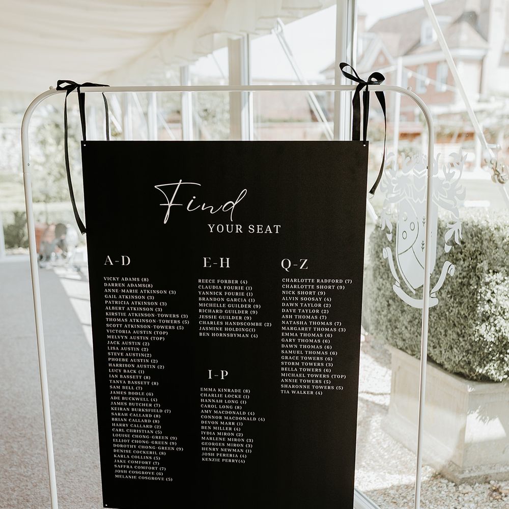monochrome-black-and-white-wedding-seating-plan-sign