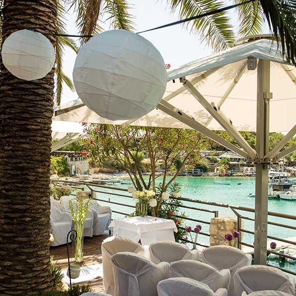 Sea view from the restaurant at Zori