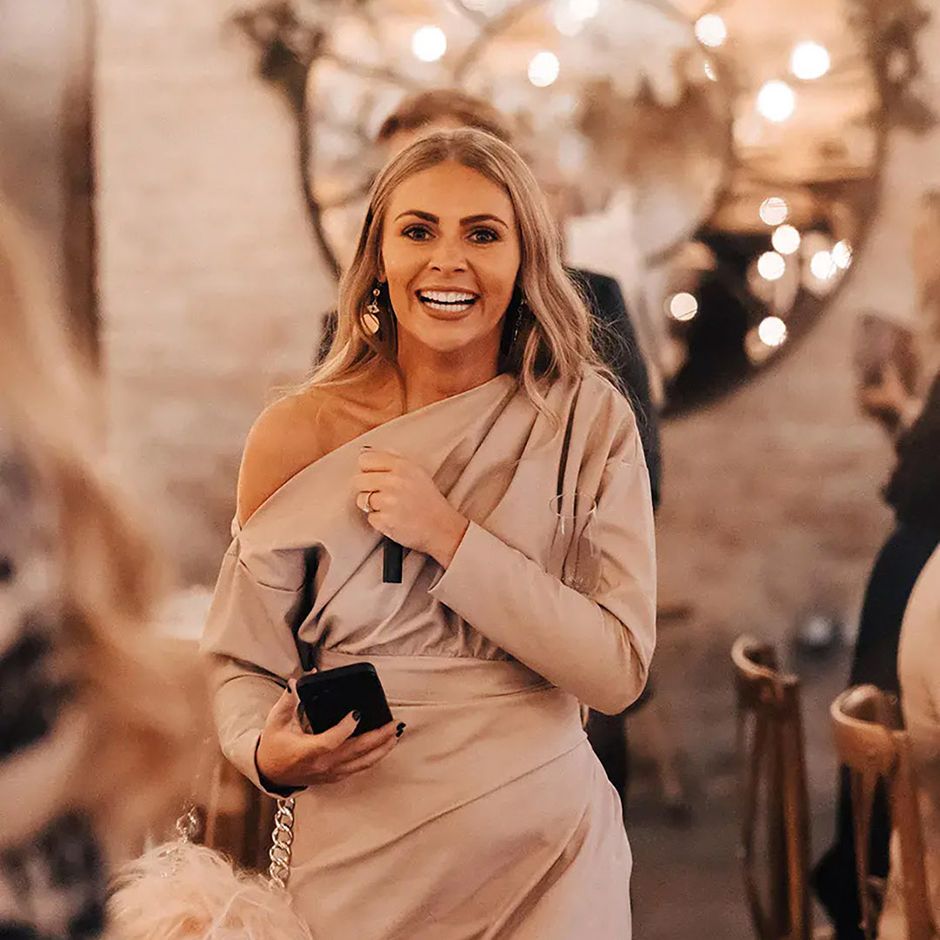 champagne-winter-wedding-guest-dress