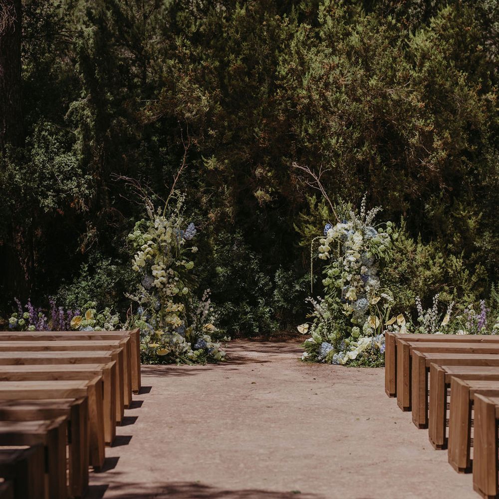 wedding-flower-columns-for-ibiza-wedding-ceremony