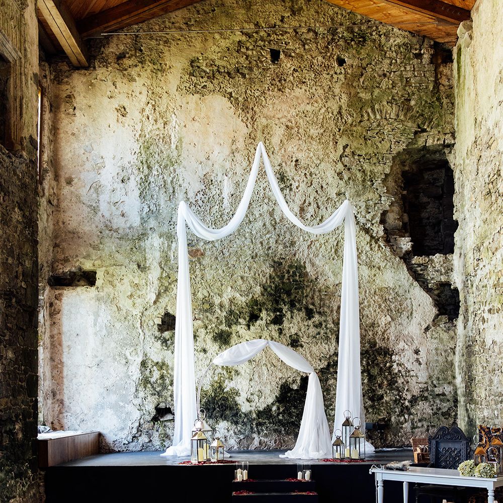 white-altar-wedding-drapery