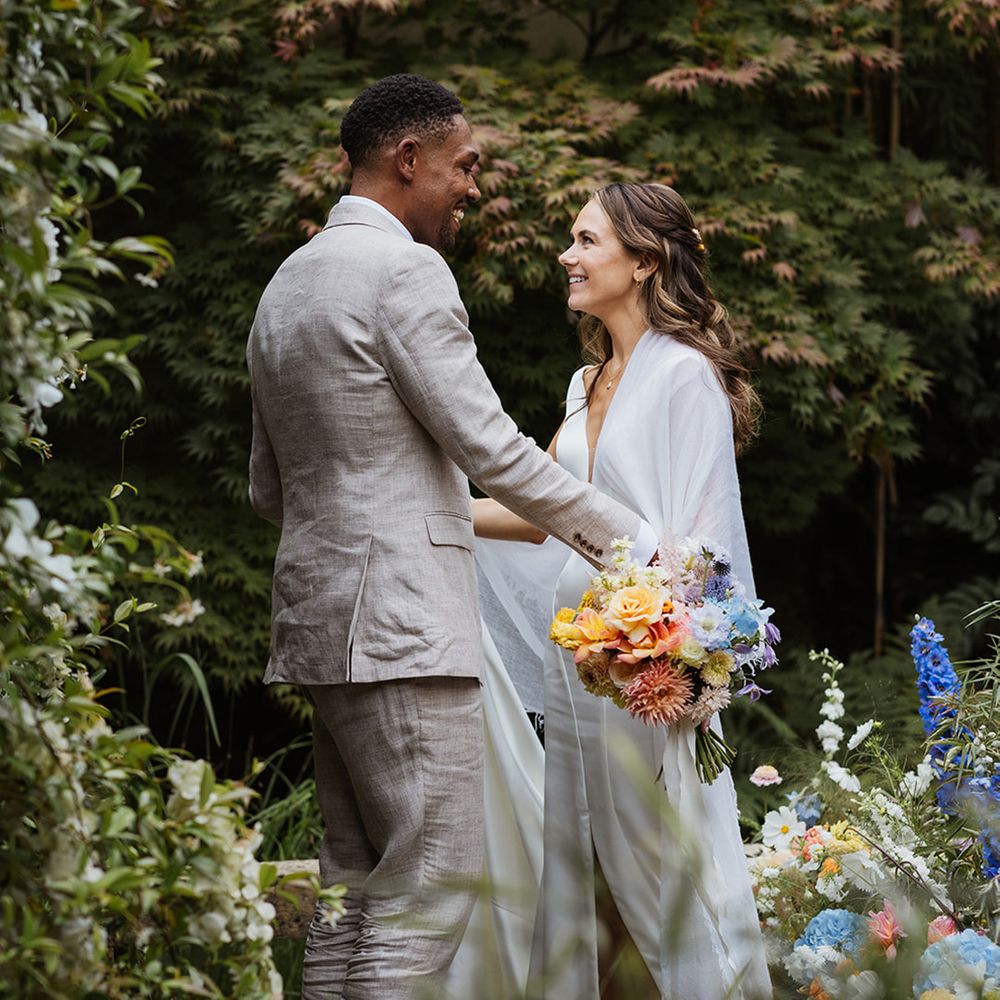 bride-and-groom-smiling-at-each-other