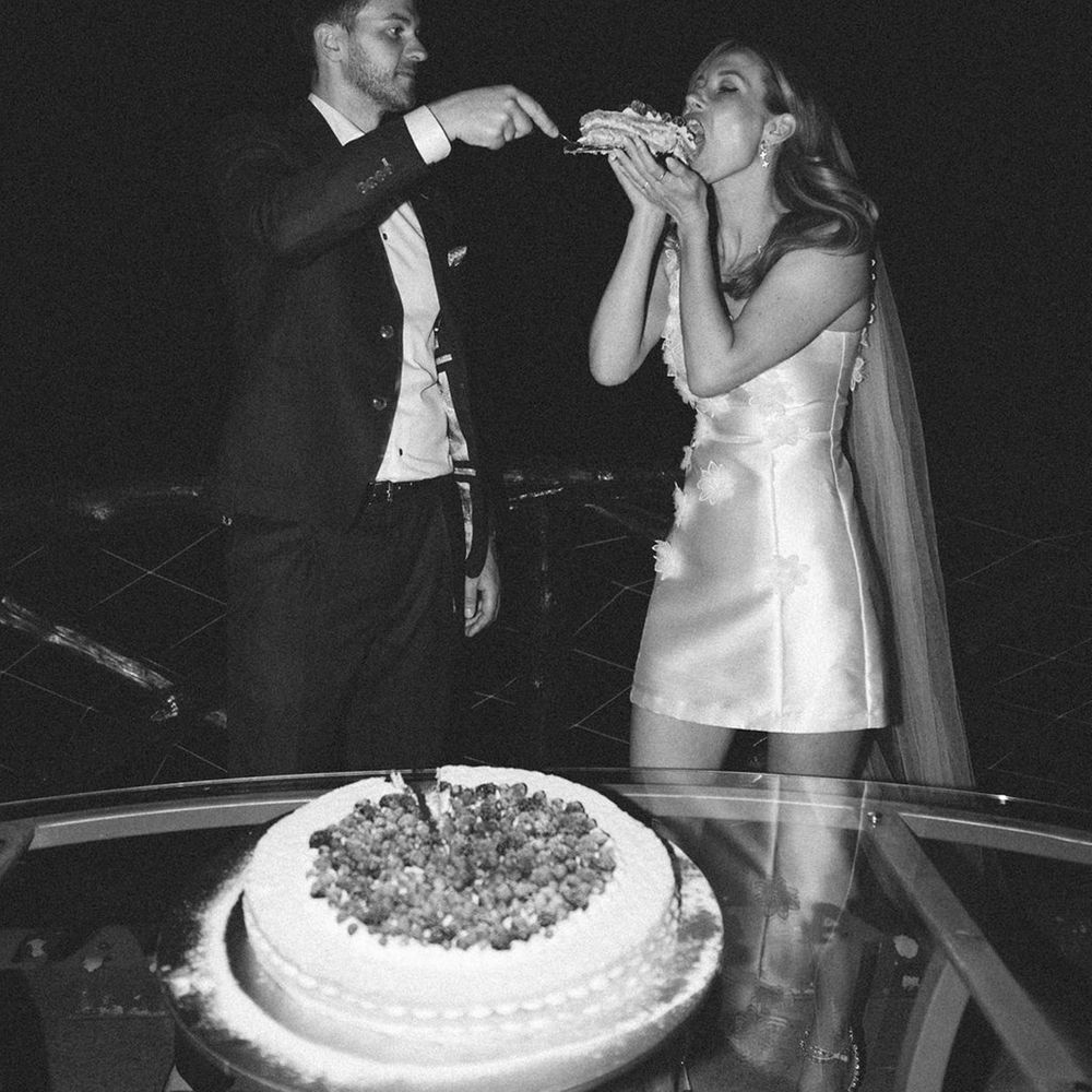 groom-feeds-bride-mille-foglie-wedding-cake