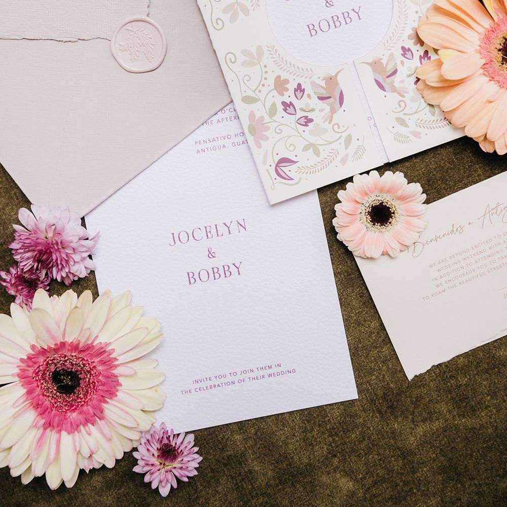pink-purple-wedding-floral-stationery