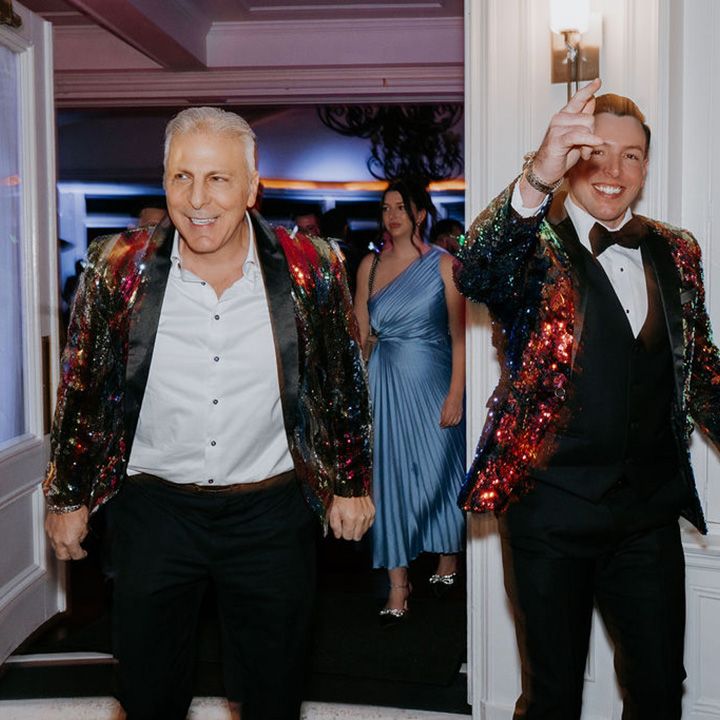 groom-and-father-of-the-groom-in-sparkly-suit-jackets