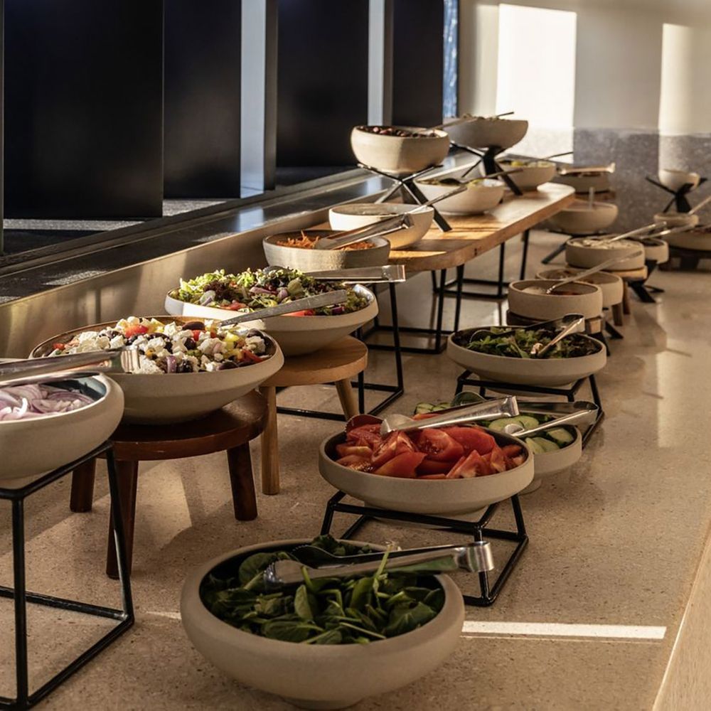 Valmar Corfu hotel buffet salad bar