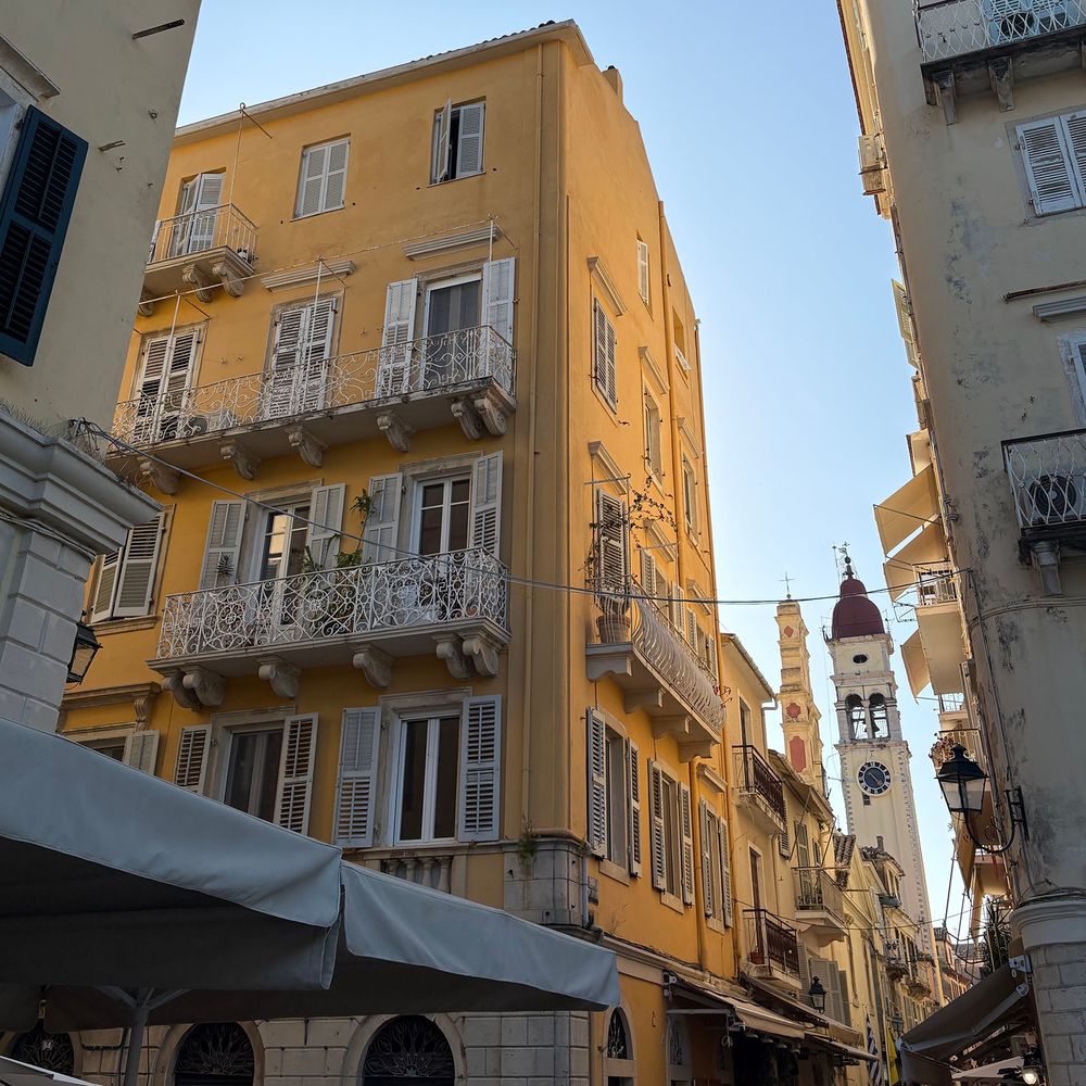 Corfu Old Town architecture