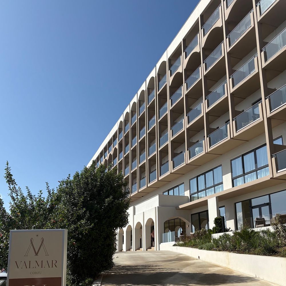 Valmar Corfu hotel entrance